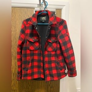 Roots button up jacket XS